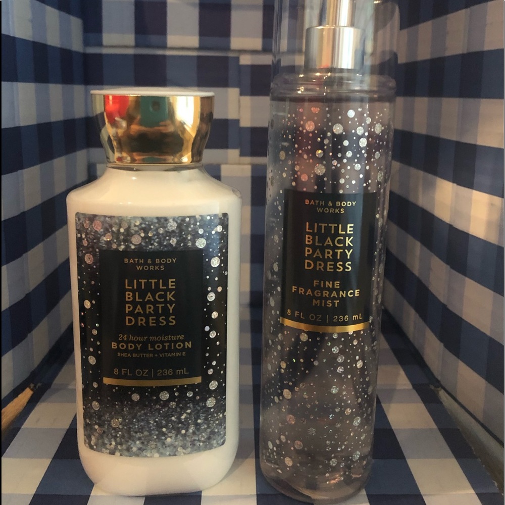 Bath &Body Works Little black Party dress Bundle